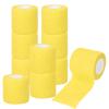 10pcs Tattoo Grip Tape, Multifunction Disposable Self Adhesive Elastic Bandage Shockproof Anti Slip Tattoo Handle Straps(yellow) view 1