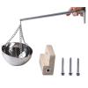 HCCTOZZ Stainless Steel Sauna Bowl, Aroma Bowl Cup Essential Oil Bowl, Sauna Room Accessories Aromatherapy Essential Oil Bowl Steam Room view 1