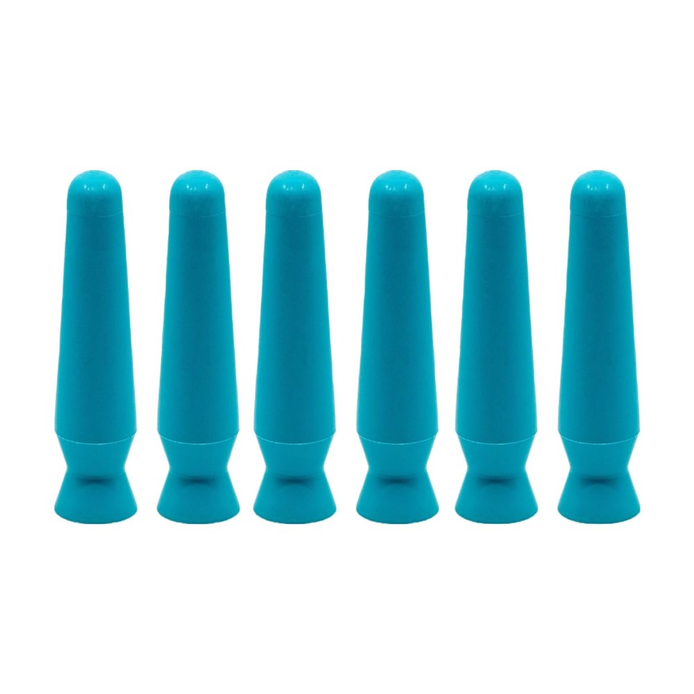 DMV Scleral Cup Lens Inserter Pack of 6, Ventless Contacts Inserter Tool for Scleral Lenses, Hard Contact Lenses, and Prosthetic Eyes, Applies Contacts Safely, Comfortably & Hygienically