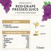 Biona Organic Red Grape Juice 750ml, Pack of 6 - Immediately Pressed After Harvest - Recyclable Glass Bottle - Serve Over Ice Or Top With Sparkling Water view 2