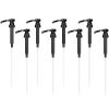 8 Pieces Gold Syrup Pumps, Coffee Syrup Dispenser Pump, Flavor Syrup Pump Fits 750ml Bottles for Coffee Syrups Snow Cones Caramel Flavorings Bottle view 1