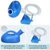 QeeHeng Urine Bottle for Men and Women, Portable Urine Bottles, 2000ml Leak-Proof Pee Bottl,Camping Toilets,Large Plastic Pee Holder for Hospital,Incontinence, Elderly, Travel, Driving, Camping (Blue) view 3