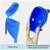 QeeHeng Urine Bottle for Men and Women, Portable Urine Bottles, 2000ml Leak-Proof Pee Bottl,Camping Toilets,Large Plastic Pee Holder for Hospital,Incontinence, Elderly, Travel, Driving, Camping (Blue) view 4