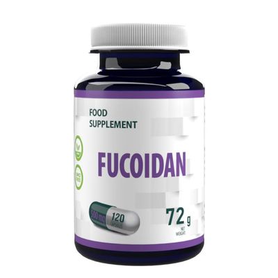 Hepatica Fucoidan from Bladderwrack (Fucus vesiculosus) 500mg  120 Vegan Capsules | High-Strength Seaweed Extract | Immune & Cellular Health Support | Gluten-Free, Non-GMO Supplement
