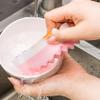 3pcs Cat Footprint Shape Cleaning Dish Sponge Set Scrubber Double-Sided Kitchen Cloth Scrubber for Dishwashing, Bathroom Plate view 3
