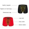 SXLLZSLC Men's Physiological Underwear, Magnetic Therapy Health Care Inner Pants Breathable Boxer Shorts (3 Pack) Black view 4