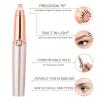 Rose Gold Eyebrow Trimmer, Women Eyebrow Trimmer, USB Charging Body Hair for Armpit Bikini Eyebrow view 2
