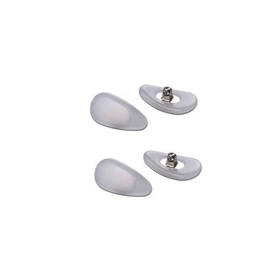 2 Pairs Jade Glasses Nose Pads Myopia Glasses Screw Type Nose Pad Accessories - White