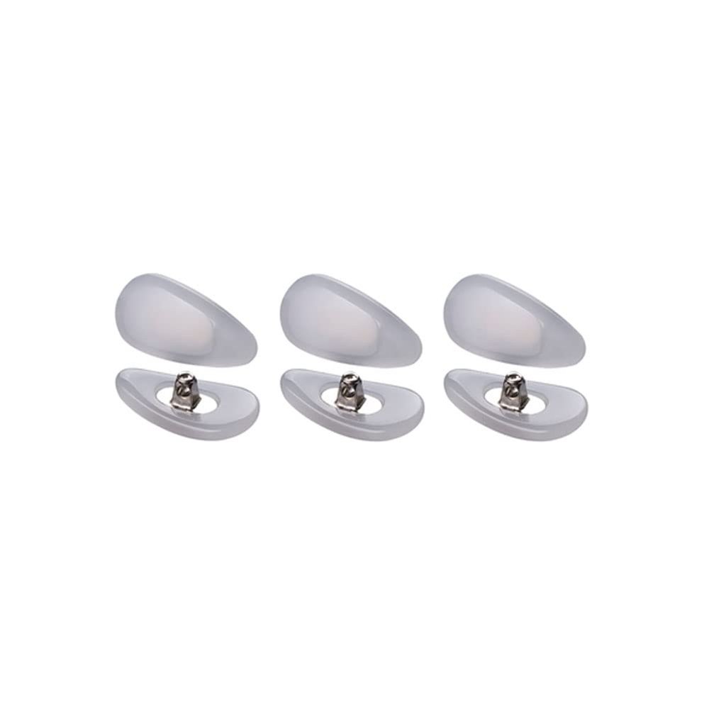 3 Pairs Jade Glasses Nose Pads Myopia Glasses Screw Type Nose Pad Accessories - White