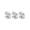 3 Pairs Jade Glasses Nose Pads Myopia Glasses Screw Type Nose Pad Accessories - White view 1