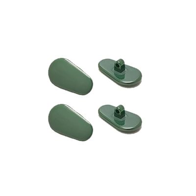 2 Pairs Ceramics Glasses Nose Pads Myopia Glasses Screw Type Nose Pad Accessories - Green