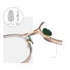 2 Pairs Ceramics Glasses Nose Pads Myopia Glasses Screw Type Nose Pad Accessories - Green view 2