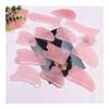 DOUPE Pure Natural Pink Rose Quartz Stone Gua Sha Scraping Board Face Neck Body Massagers Therapeutic Relief And Skin Renewal Tool Healing Crystal Stone (Color : C) view 4
