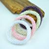 Bohemian Simple Bracelet Summer Party Gift, Shiny Rhinestone Elastic Bracelet Bangle Hair Rope Hairband Nepal Women Jewelry - 4 view 4