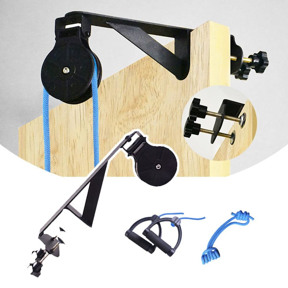 BrightFootBook Shoulder Pulley for Assisting Rehabilitation and Increasing Flexibility, with Bracket, Fully Assembled, Arm and Shoulder Exercisers