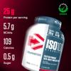 Dymatize ISO 100 Hydrolyzed Strawberry 2264g - Whey Protein Hydrolysat + Isolat Powder view 2