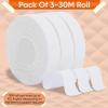 3 Rolls White Zinc Oxide Tape - 1.25 x 10m Self Adherent Cohesive Tape, Healthcare Sports Strapping Tape Rolls - Long Strong Rigid Latex Free Athletic Tape for Boxing, Physio Injury. view 2