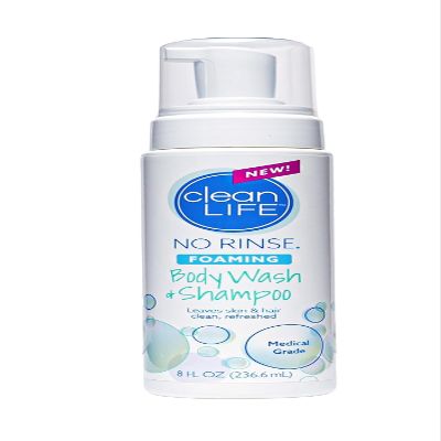 No-Rinse Foaming Body Wash & Shampoo, 237 ml: The Original Formulas, Leaves Skin Clean, Refreshed and Moisturized - Effective Perineal Wash in a Rinse-Free Formula