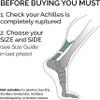 Achilles Tendon RUPTURE Night Splint, ONLY for COMPLETE Achilles tear - BEFORE PURCHASE: 1. Select SIZE & SIDE 2. Check with MEDICAL PROFESSIONAL view 3