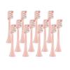 lindawang lin 12 PCS Suitable Brush Head Compatible For SOOCAS X3/X3U/X5 Household Replacement Effective Cleaning Sonic Electric Toothbrush Heads going (Color : 12pcs Pink) view 1