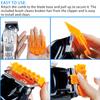 16Pcs Hair Clipper Guards Combs,Comes with 4 Cleaning Brushes Professional Hair Clipper Guide Combs,Replacement for Most Clippers Trimmers and Spares Haircut Accesorries Lengths from 1/8"-1" 3-25mm view 2
