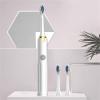 Electric Toothbrush, Rechargeable Powered Toothbrush9500 Times/Min Acoustic Cleaning3 Replacement Brush Heads, Ultrasonic Toothbrush for Adult, for Men/Women (White) view 2