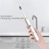 Electric Toothbrush, Rechargeable Powered Toothbrush9500 Times/Min Acoustic Cleaning3 Replacement Brush Heads, Ultrasonic Toothbrush for Adult, for Men/Women (White) view 3