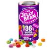 The Jelly Bean Factory, Jelly Beans Gift 380 g Can, Gluten Free Sweets, Birthday - 36 Natural, Huge Fruit Flavours, Chewy, Retro American Sweets for Kids, Adults - Gourmet Pick and Mix Jellybeans view 1