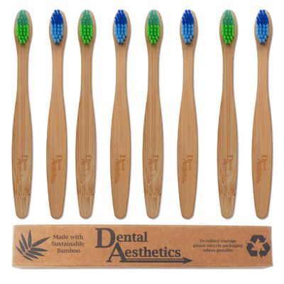 100 x Children's Toothbrushes ~ Bamboo Bulk Wholesale Individually Packaged