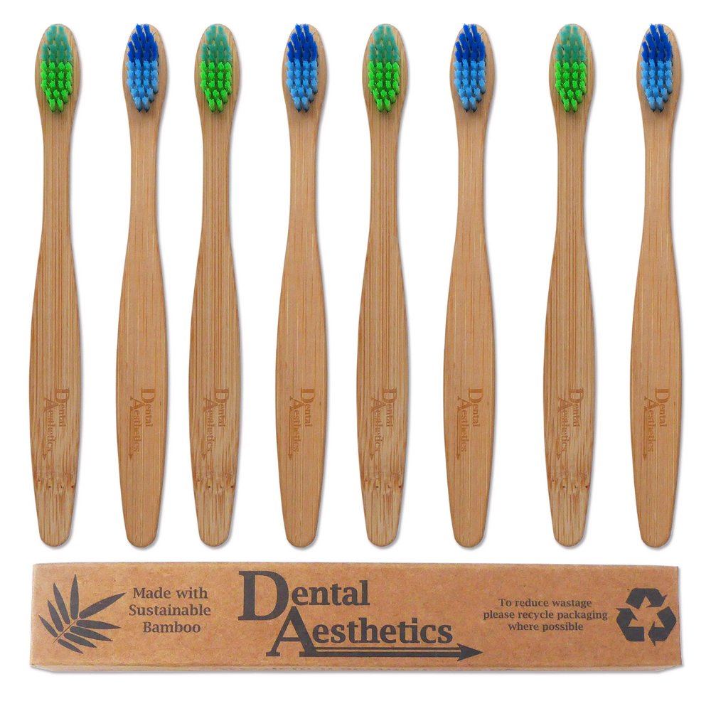 100 x Children's Toothbrushes ~ Bamboo Bulk Wholesale Individually Packaged