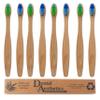 100 x Children's Toothbrushes ~ Bamboo Bulk Wholesale Individually Packaged view 1