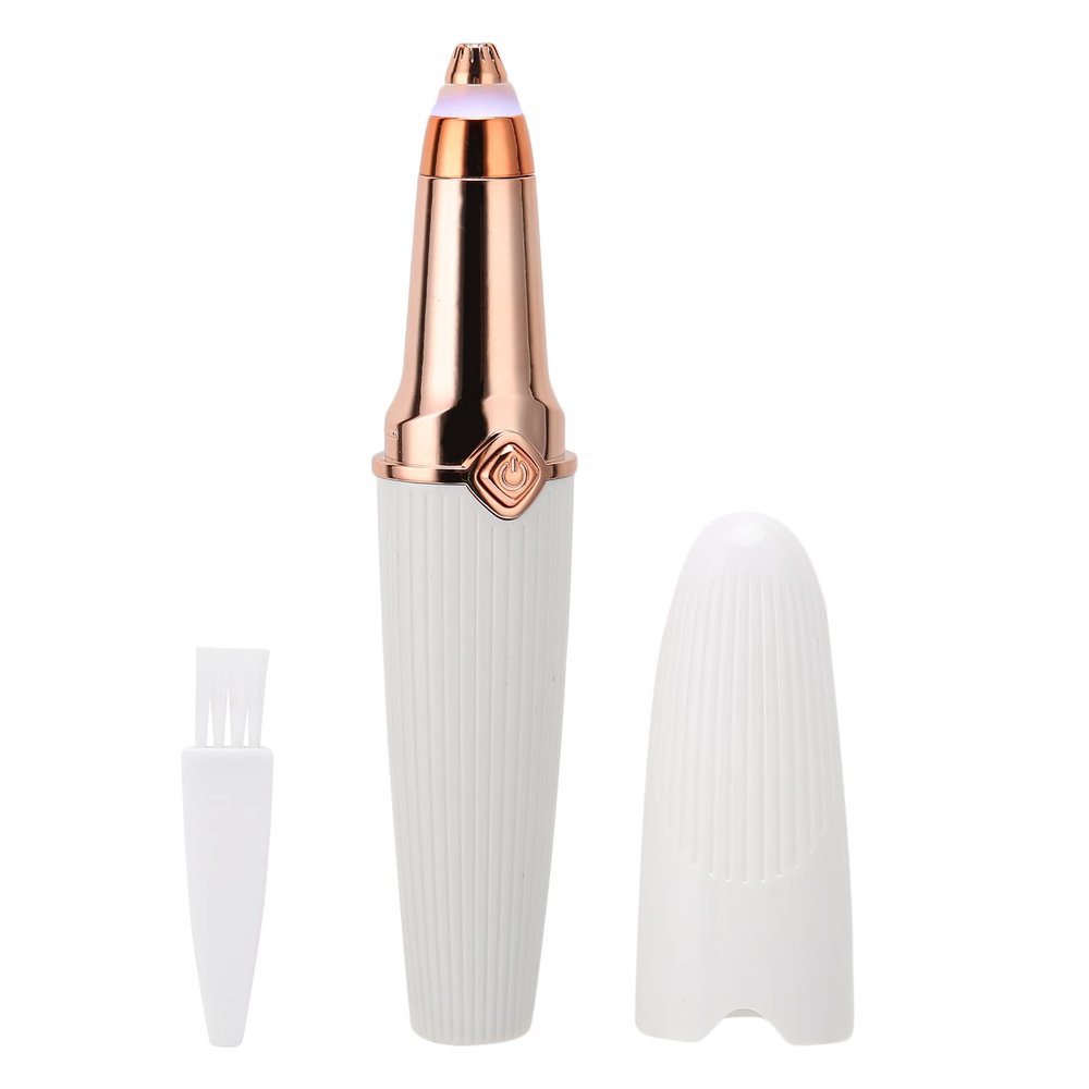 2 in 1 Electric Facial Hair Trimmer, Large Knife Net Facial Hair Remover Painless for Eyebrows for Armpits for Lips for Daily Use
