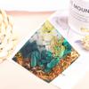 Handmade Orgonite Pyramid, 60mm Amethyst Crystal Sphere with Amethyst Natural Cristal Stone Orgone Energy Healing,Crystal Orgonite,Yoga Energy Generator Crystals view 4