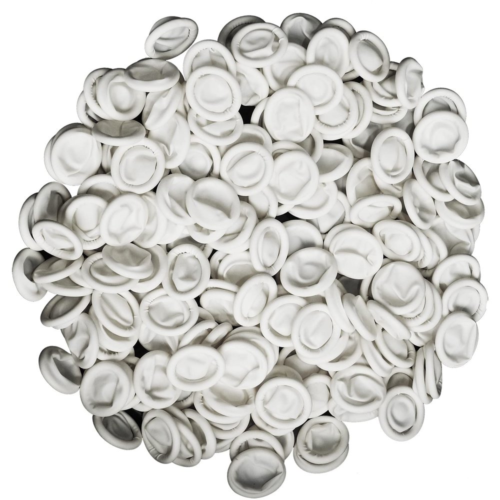 100pc | RE-GEN Latex Rubber Fingertip Protector Cot Finger Cover Sleeves | Ideal for First Aid, Nail Art, DIY, Crafting