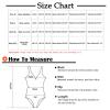 AMhomely Women's Wet Look Patent Leather Sleeveless Catsuit Leotard Romper Jumpsuit Clubwear view 3