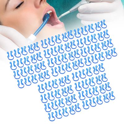 100Pcs Cotton Roll Holder Clip Mouth Supplies Denture Tool Mini Fashion Compact Comfortable Home DIY Thanksgiving Christmas Elderly