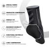 ACWOO Ankle Support Brace, 2 Pack Elastic Compression Foot Sleeves Plantar Fasciitis Socks, Anti-Slip Breathable Compression Support Sleeve for Ankle Protection, Sports Protection and Pain Relief (M) view 2