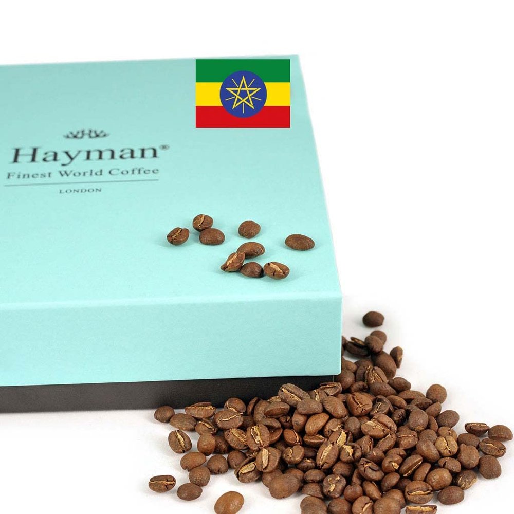 Hayman, 100% Ethiopia Yirgacheffe Specialty Coffee, Whole Bean, Medium Roast, 340g | Fresh Roasted Ethiopian Coffee Beans