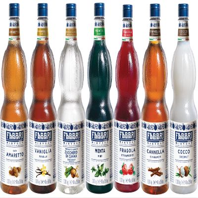 Fabbri MixyBar Syrup for Professional Use Delicious Aperitifs, Long Drinks, Cocktails, Smoothies, Milkshakes, Sorbets 1L (Cane Sugar)