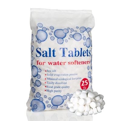 MAC 25 Kg Salt Tablets, salt tablet water softener, Food Grade,Compatible to All salt tablet for water softener Machines 100% Genuine British water softener salt 25kg, Tablet Salt of Premium (1 Bag)