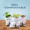 Two Farmers Crisps, Woodland Mushroom & Wild Garlic Hand Cooked Crisps, Vegan and Vegetarian, Gluten Free, 100% Compostable Bags, 24 x 40g view 4