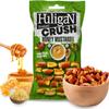Huligan Honey-Mustard Pretzels Pack of 18 x 65G - Baked Pretzel Thins Savoury Snacks Bulk Healthy Vegetarian Snack Box Crisps Multipack view 2