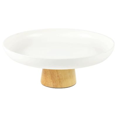 Durable Cake Stand Snacks Desserts Cookies Cupcakes Wedding Christmas Birthday Home Decor Cake Plate Pastry Rack 7.8in Embellishment (Color : White)