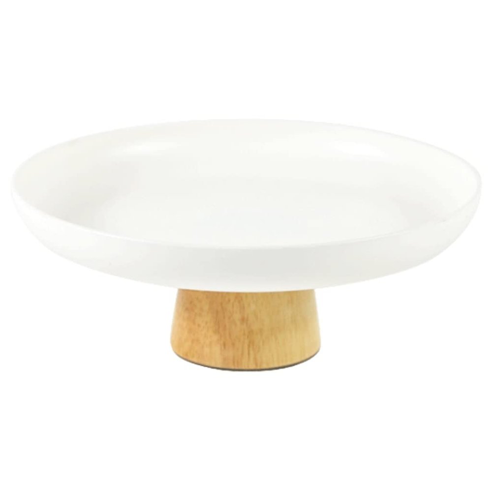 Durable Cake Stand Snacks Desserts Cookies Cupcakes Wedding Christmas Birthday Home Decor Cake Plate Pastry Rack 7.8in Embellishment (Color : White)