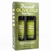 Basil & Oregano Infused Olive Oil Gift Pack 2 x 250ml by OliveOlive - First Cold Pressed Olive Oil from Cyprus - Hand Picked Olives - All Naztural view 1