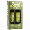Basil & Lemon Infused Olive Oil Gift Pack 2 x 250ml - Extra Virgin by OliveOlive - First Cold Pressed from Cyprus - Hand Picked Olives view 1