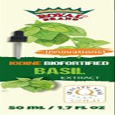 Basil enriched with Natural Iodine/Innovation / 50 ml/Glass Bottle for Better Quality Plus a Pipette