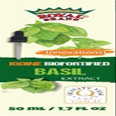 Basil enriched with Natural Iodine/Innovation / 50 ml/Glass Bottle for Better Quality Plus a Pipette