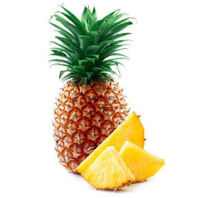 Fresh Pineapple 4 Units Sweet, Juicy & Ripe Whole Pineapples | Premium Tropical Fruit for Snacking, Juicing, Smoothies & Desserts
