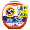 Tide Hygienic Clean Power PODS Laundry Detergent Pacs, Original Scent, 25 Count, Removes Visible and Invisible Dirt view 1